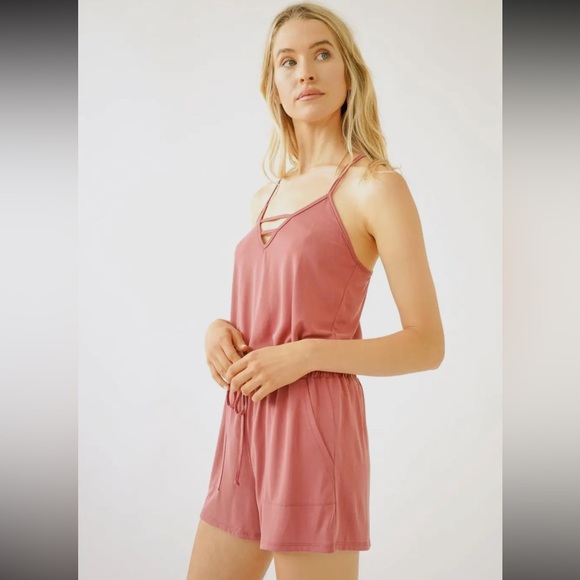 Mystree Pants - 823. Mystree Cami Short Set Stylish Pink Sleepwear or Everyday Wear New Item NWT